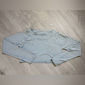 Women's Bloq UF Light Gray Long Sleeve Top